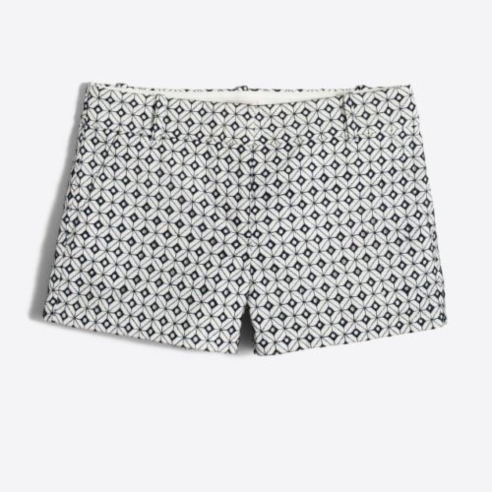 J. Crew Women's 3" Eyelet Short F0308 Size 4
